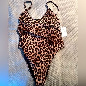 Good American Leopard Swimsuit